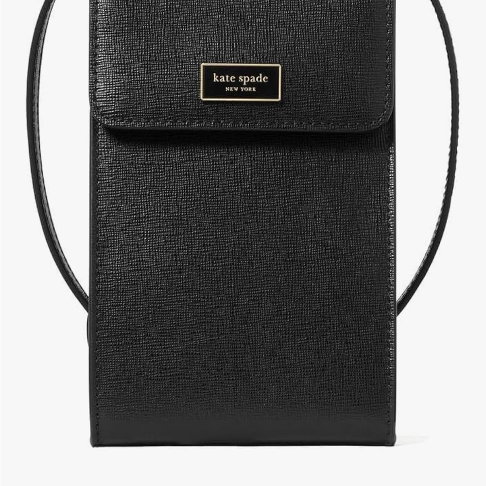 Kate Spade Black Textured Crossbody Bag